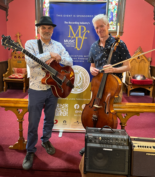 Photo of Chris White and Wayne Gottlieb Duo